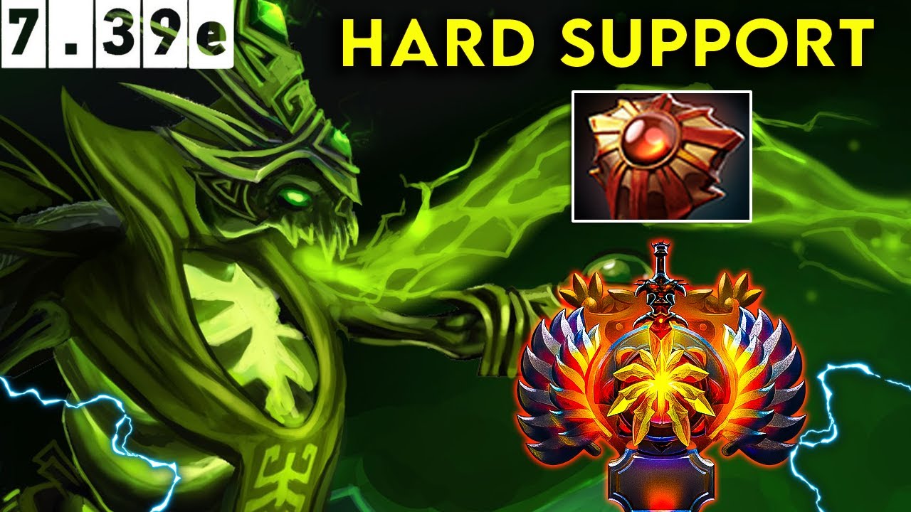 Pugna Immortal Hard Support - Dota 2 Patch 7.39d Pro Pub Gameplay