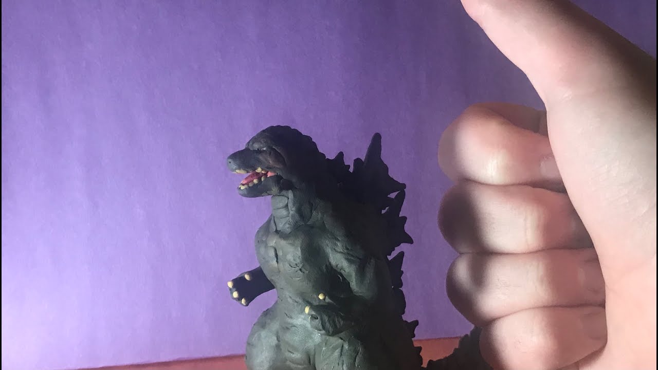 how to make the minus one godzilla out of clay