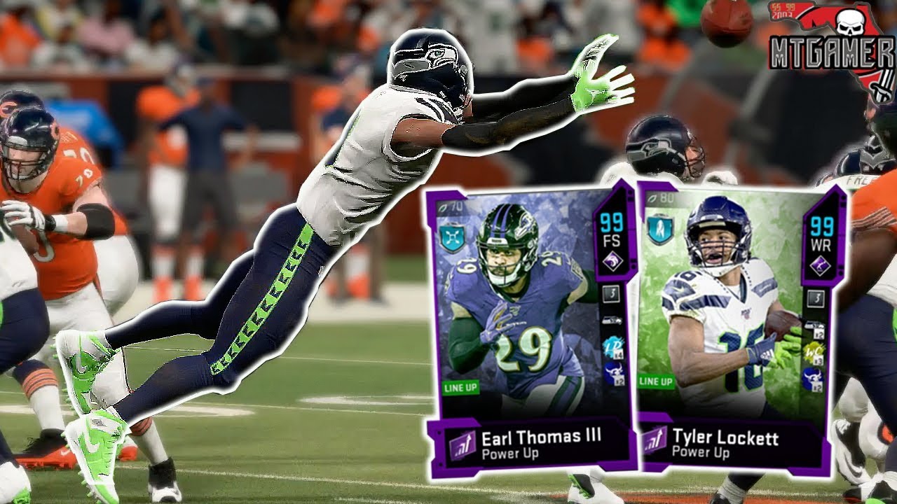 EARL THOMAS WITH THE DIVING PICK! TYLER LOCKETT IS UNSTOPPABLE! MADDEN 20