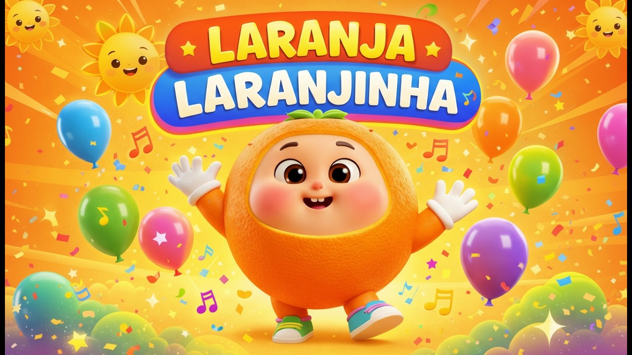 Laranja, Laranjinha  | Música Infantil Divertida e Fofa | Frutas Divertidas