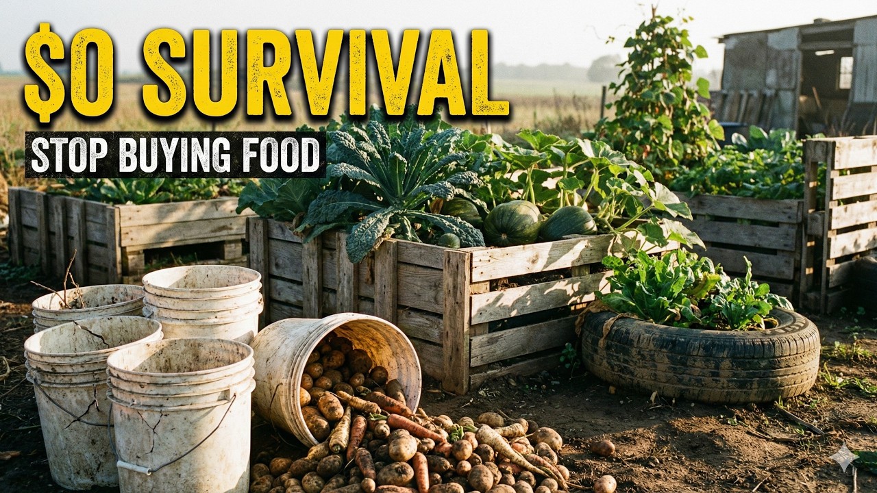 How to Build a $0 Survival Garden (Before the Grid Fails)