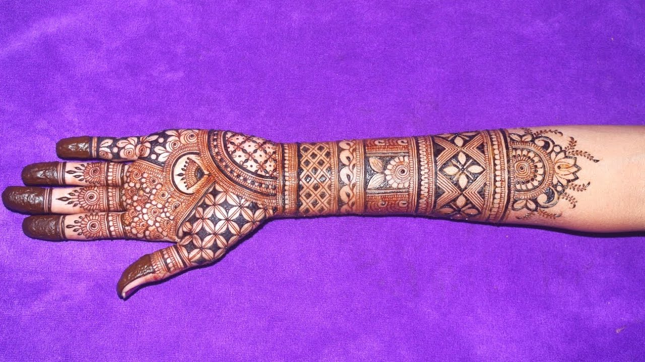 Beautiful Full Hand Mehndi Design | Simple Bridal Henna | Minal's Mehndi Studio 