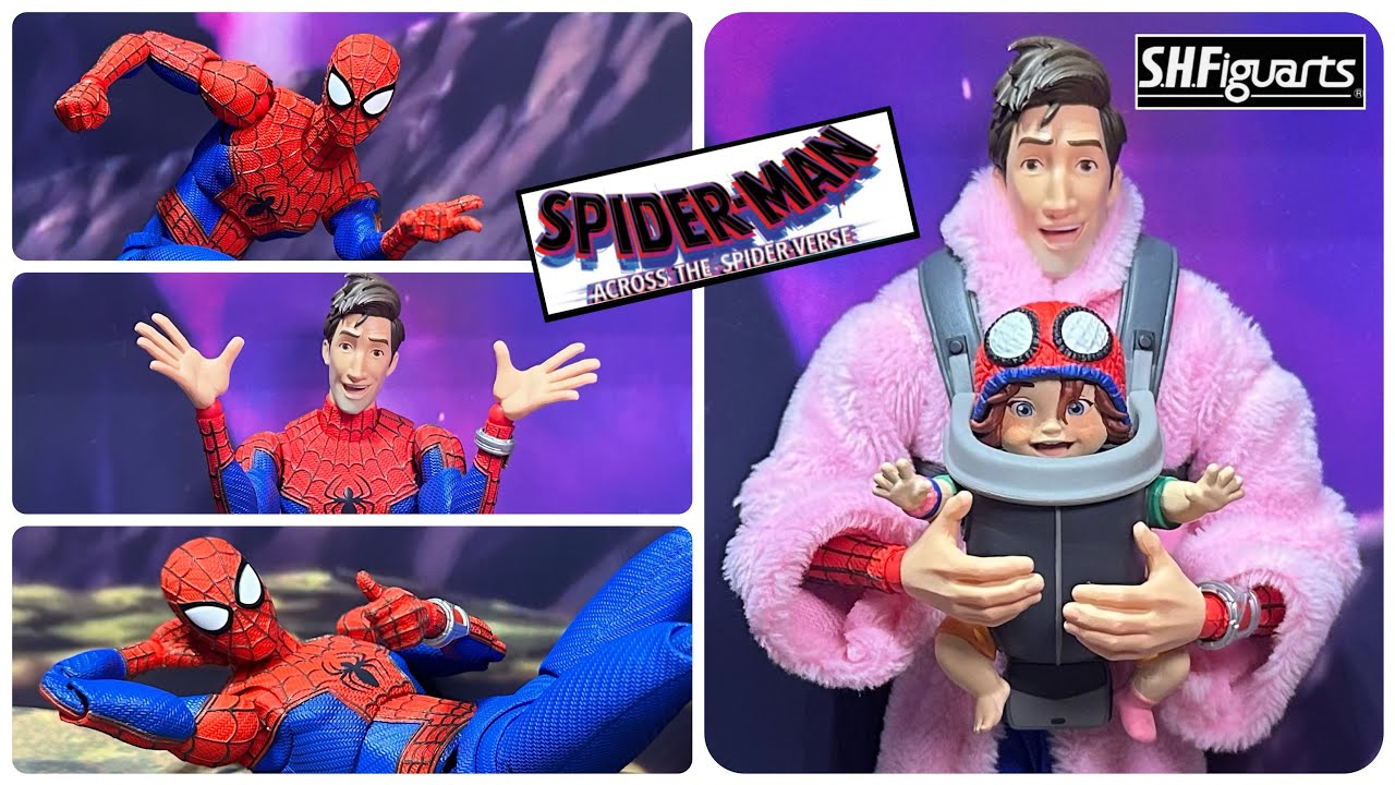 S.H.Figuarts Peter B.Parker & Mayday Parker ( Spider-Man: Across the Spider-Verse ) SHF 蜘蛛俠 #figure