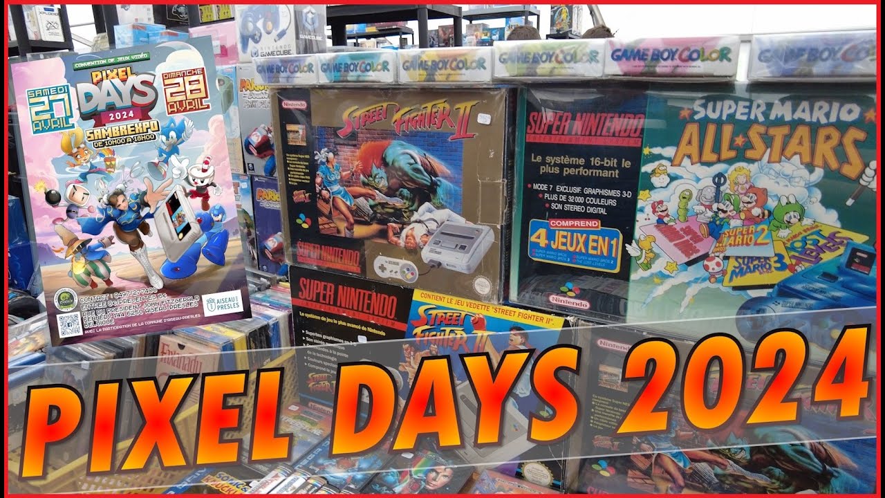 🔥Pixel Days LE PLUS GROS EVENT RETRO GAMING ! La visite complète🔥ça vaut encore le coup ? 🤔