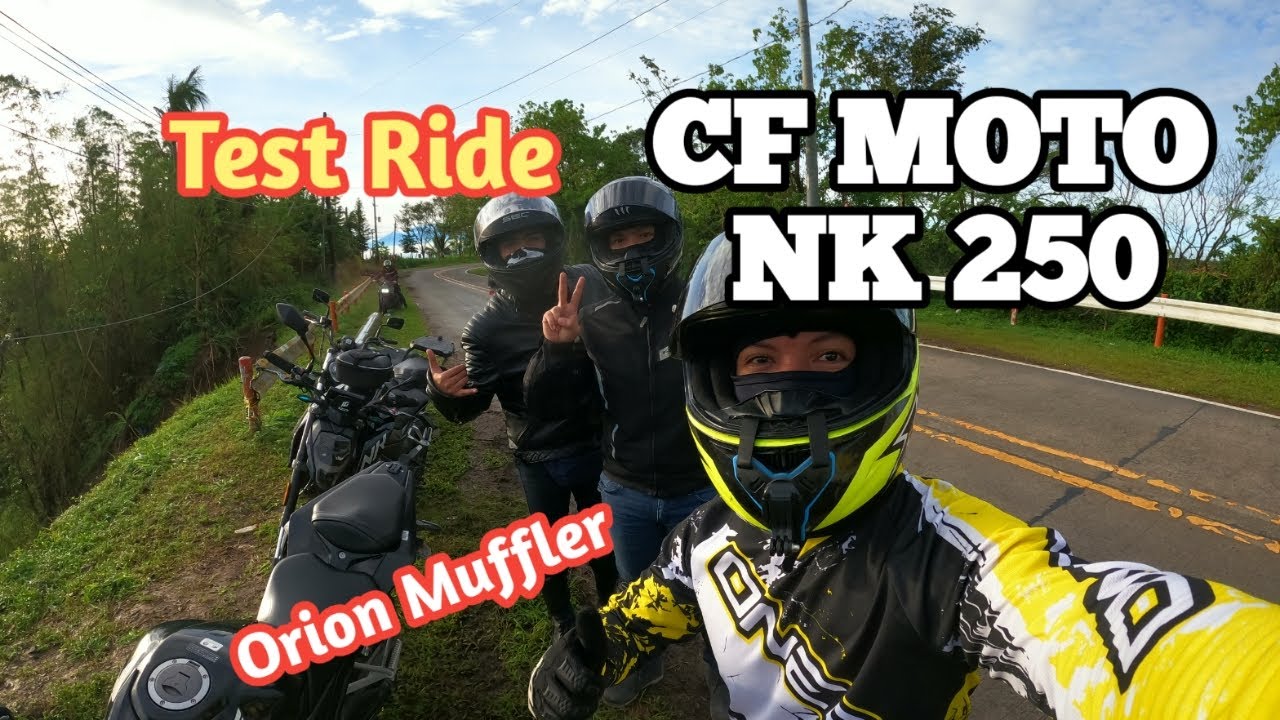 CFMOTO NK 250 | ORION FULL SYSTEM EXHAUST | TEST RIDE