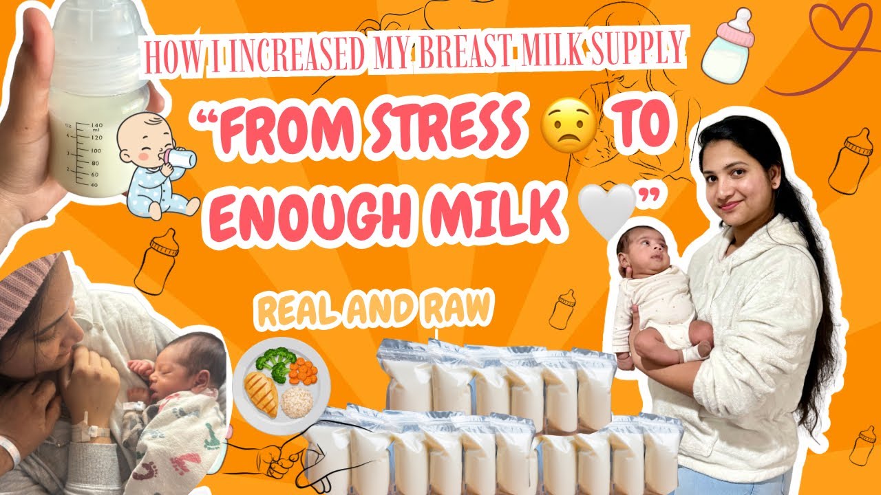 “How I Increased My Breast Milk | From Low Milk Supply to Confident Breastfeeding🤱My Experience