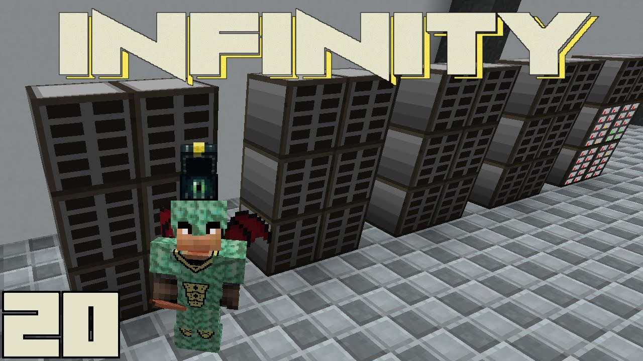 Minecraft Mods FTB Infinity - MASS STORAGE SETUP [E20] (HermitCraft Modded Server)