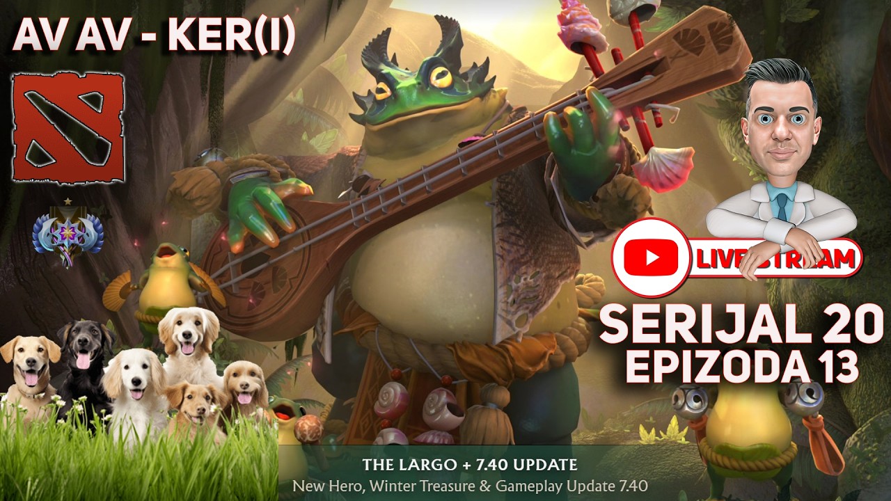 ❤️ DOTA 2 solo ranked livestream l S20 E13 l KUČE, KER ili PAS?
