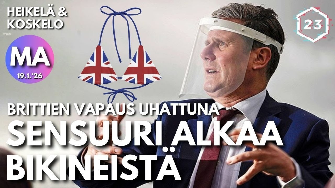 Sensuuri alkaa bikineistä - Tälle ei saa nauraa! | Heikelä & Koskelo 23 minuuttia | 1284