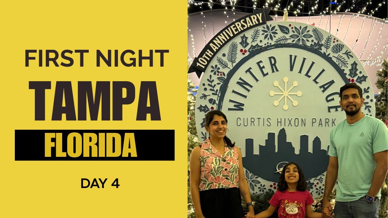 Tampa, Florida | ആദ്യ രാത്രി | Day-4 | Georgia to Florida Road Trip #TampaFlorida#FirstNightInTampa