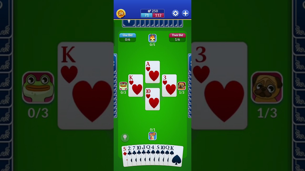 Spades #3 #games #psgames #gaming #androidgameszone #gameplay #youtube #viral #trending 