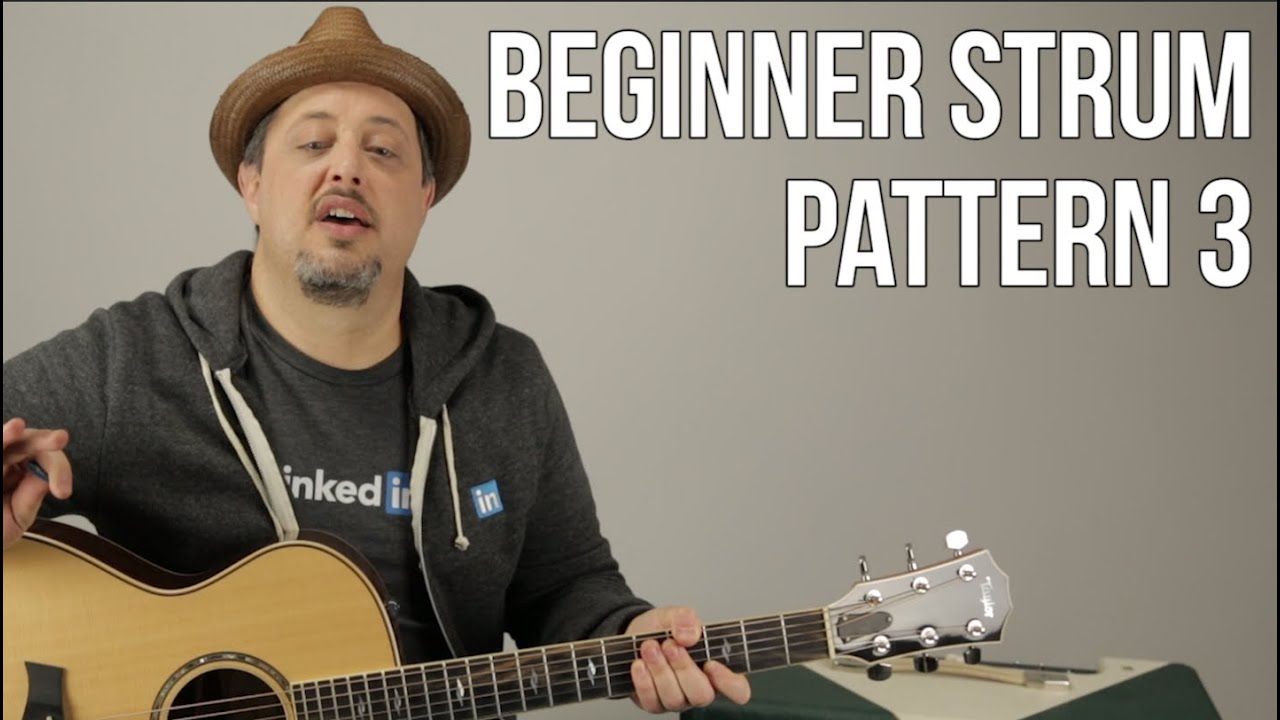 Beginner Strumming Patterns For Acoustic Guitar Pattern 3 - Beginner Guitar Lessons