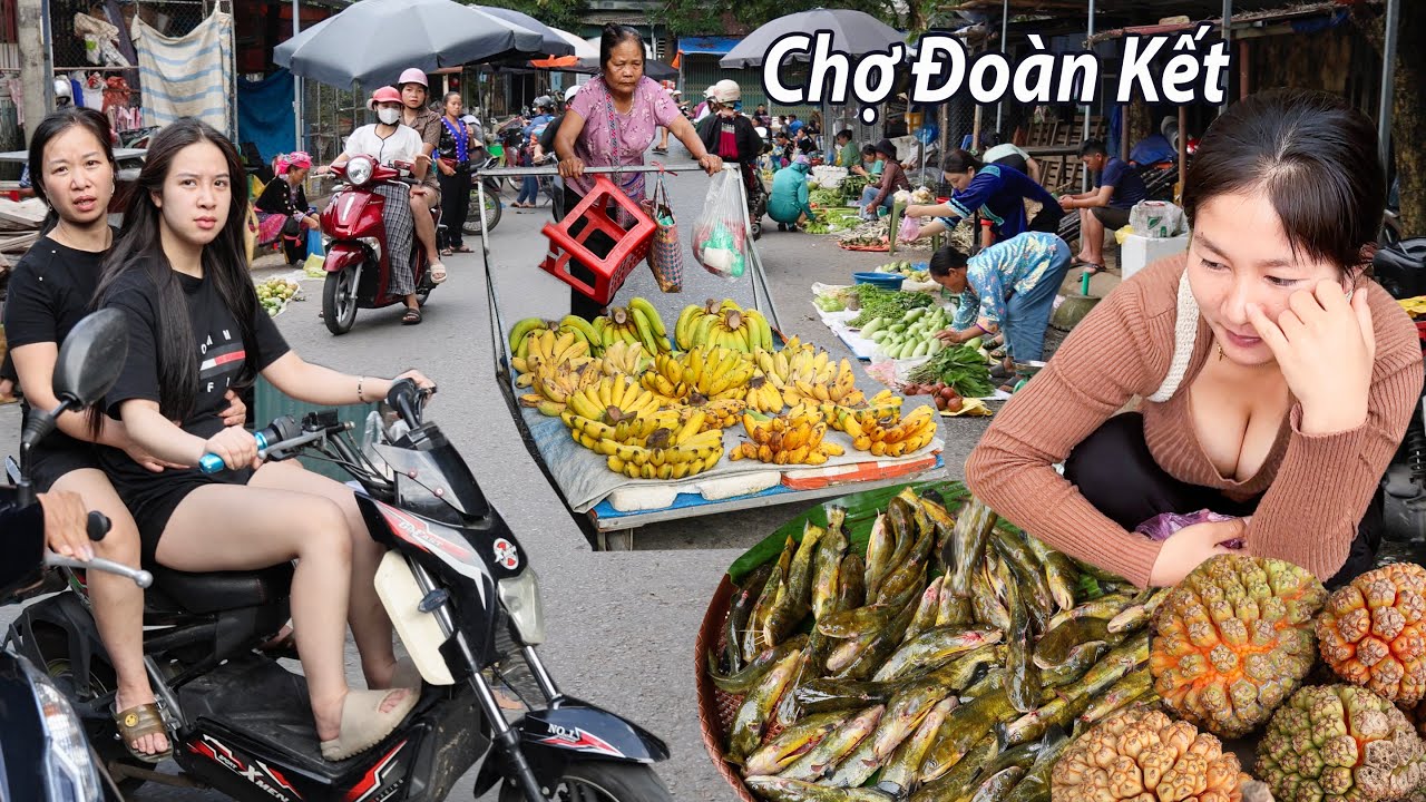 Chợ Đoàn Kết -Lớn nhất Lai Châu về cung cấp các loại dược liệu Tây Bắc