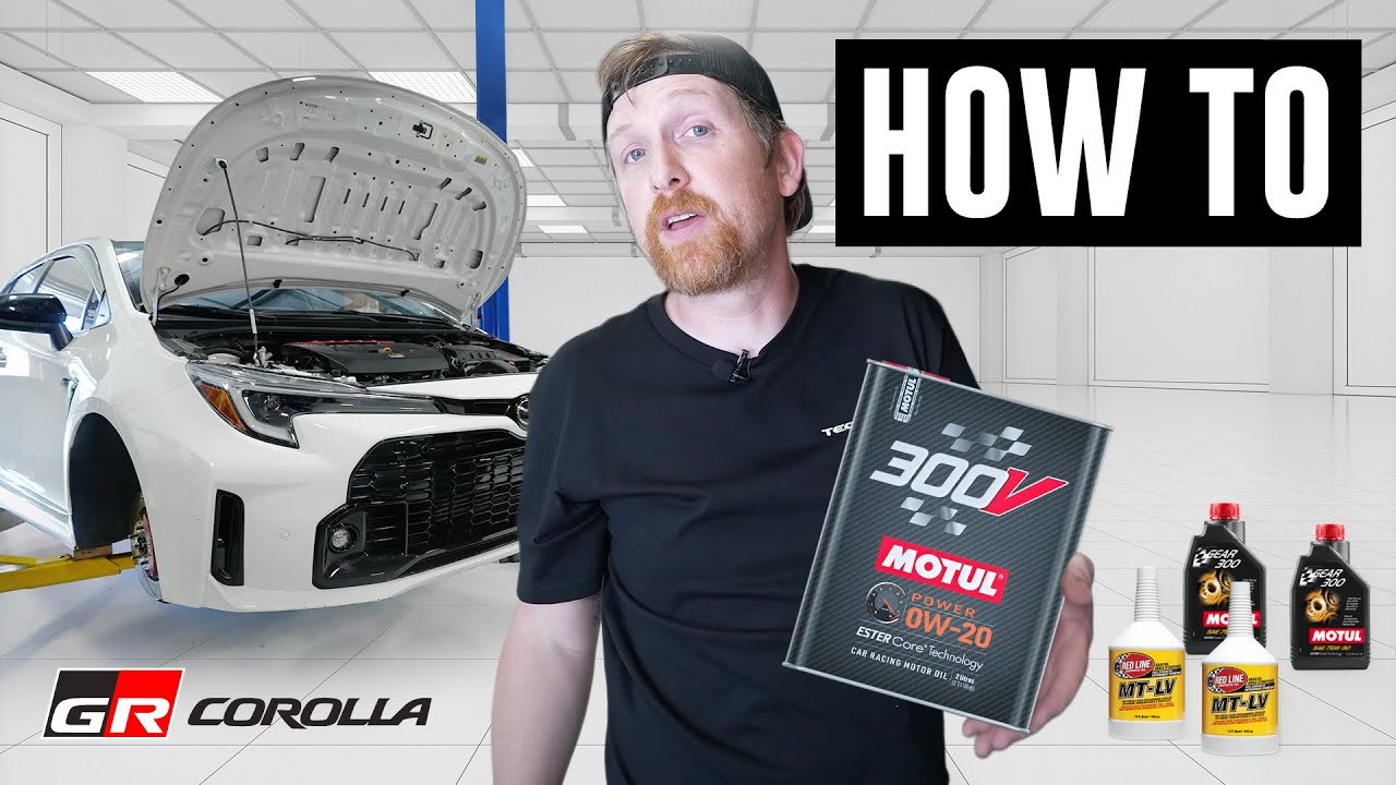 How to change Drivetrain and Engine Oil in a GR Corolla