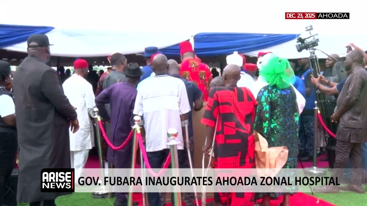 GOV FUBARA INAUGURATES AHOADA ZONAL HOSPITAL