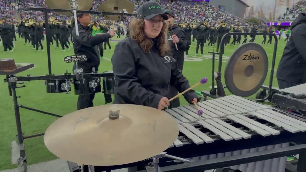 Oregon Marching Band Half-time Show at Husky Stadium 2025