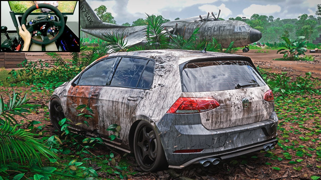 Rebuilding Volkswagen Golf R MK7.5 800HP - Forza Horizon 5 | Simagic Alpha Ultimate gameplay