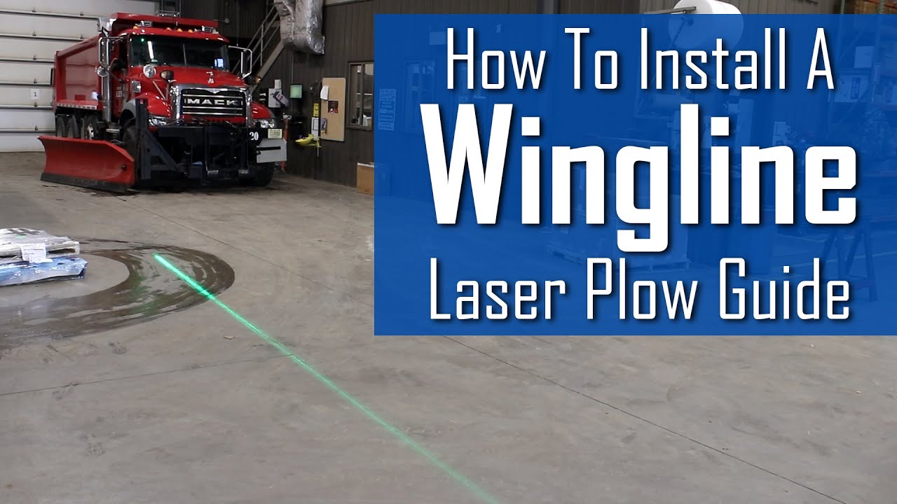 How to Install a WingLine Laser Snow Plow Guide For Municipal Plow Wings