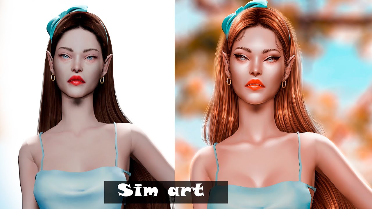 Sim art/Render/Blender/The Sims 4