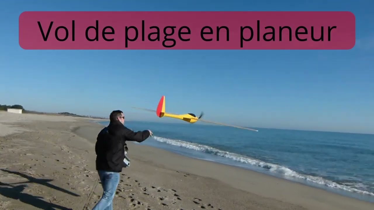 Vol de plage en planeur