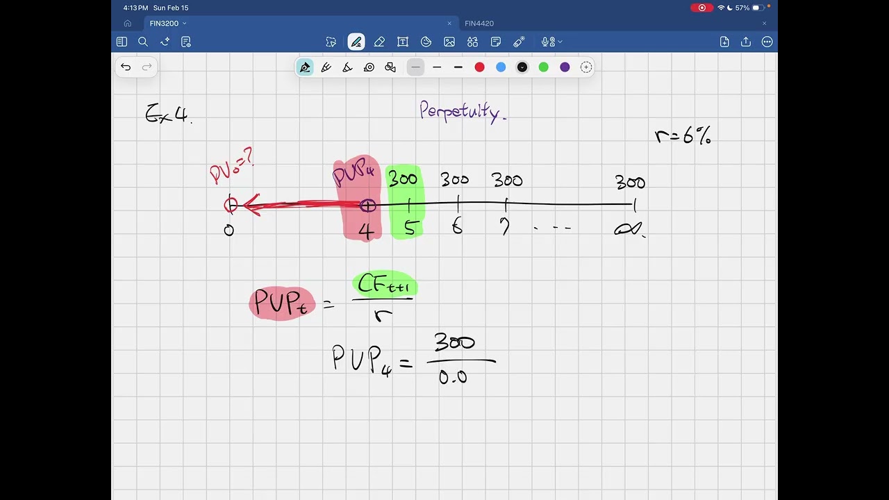 Delayed Perpetuity Problem - Topic 3 Ex 4