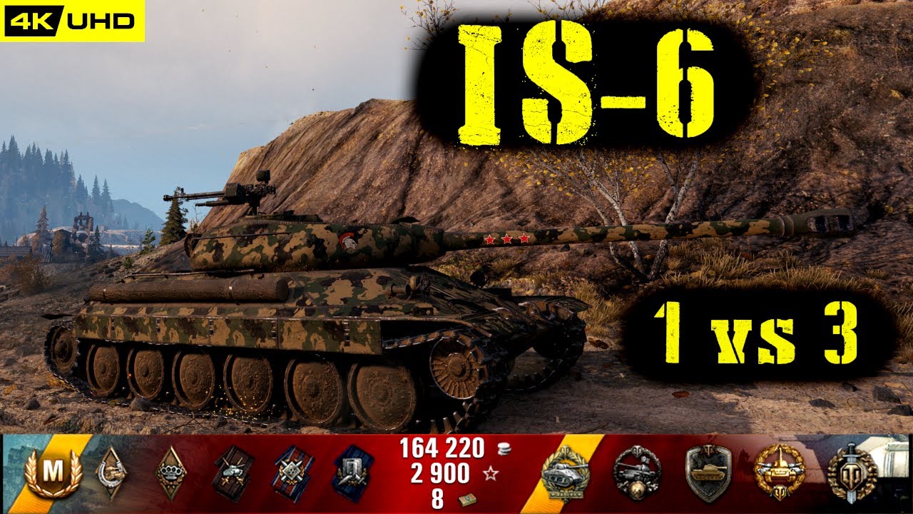 World of Tanks IS-6 Replay - 9 Kills 6.2K DMG(Patch 1.4.1)