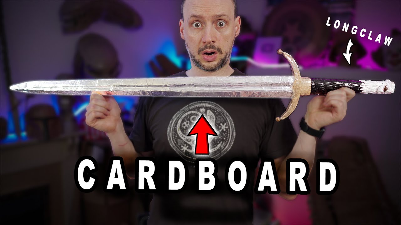 How to make a sword out of cardboard box