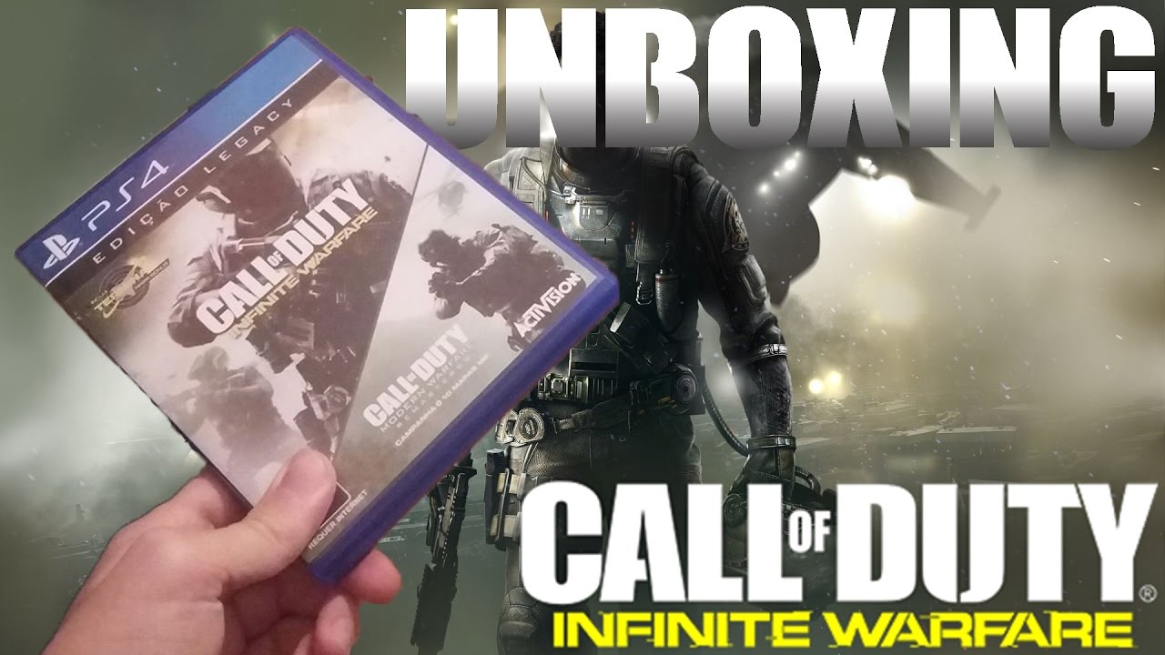 UNBOXING - CoD Infinite Warfare + Modern Warfare Remastered [PLAYSTATION 4]