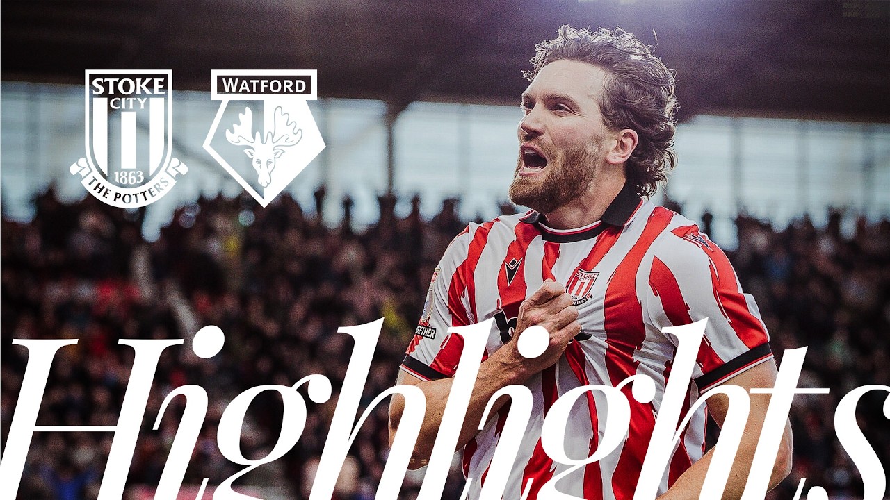 Big Sam bags infront of the Boothen End!👌 | Stoke City 3-1 Watford | Highlights