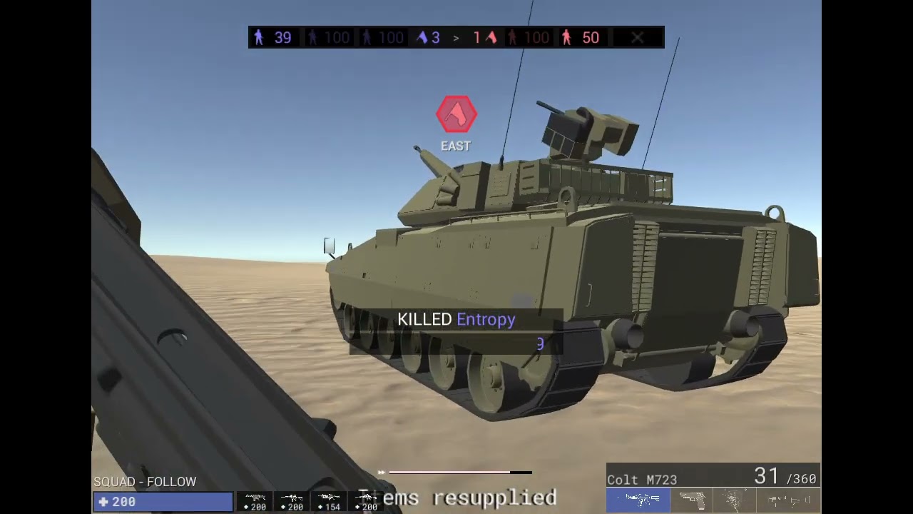 Desert hill gunfights | Ravenfield 