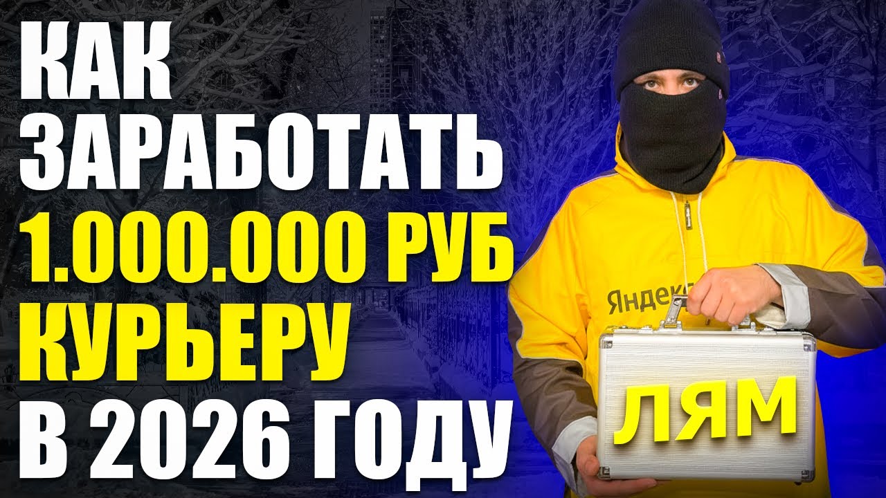 Как заработать МИЛЛИОН рублей КУРЬЕРУ В 2026 году ?