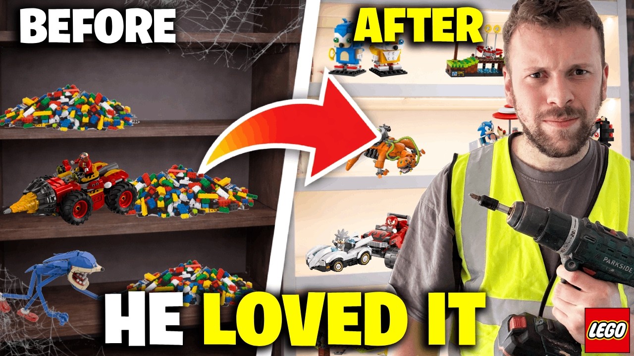 Я преобразил коллекцию LEGO моего 4-летнего сына!