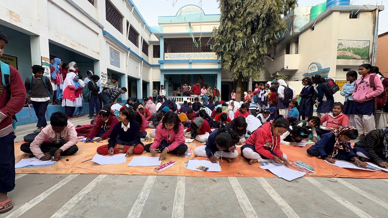 Drawing Competition at Jatra K.K. High School 