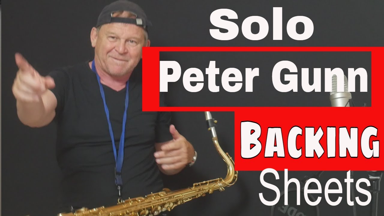 Peter Gunn, Blues Brothers,Saxophon Solo, Sheets, Backing