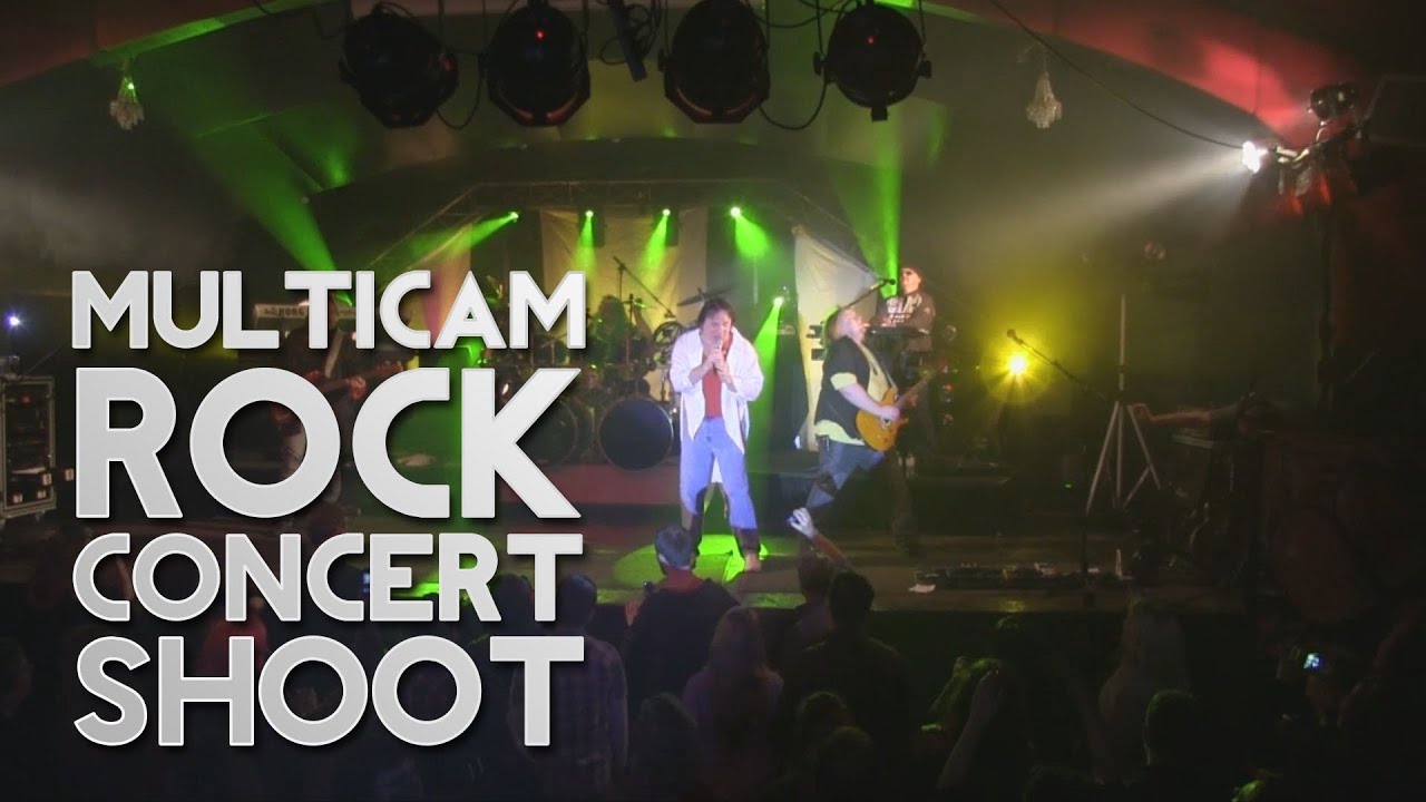 Film Scene - Shooting a multicam DSLR rock concert music video production