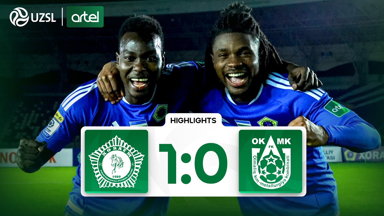 Superliga 2-tur. Xorazm - OKMK bahsida kiritilgan gol va xavfli vaziyatlar (Highlights)