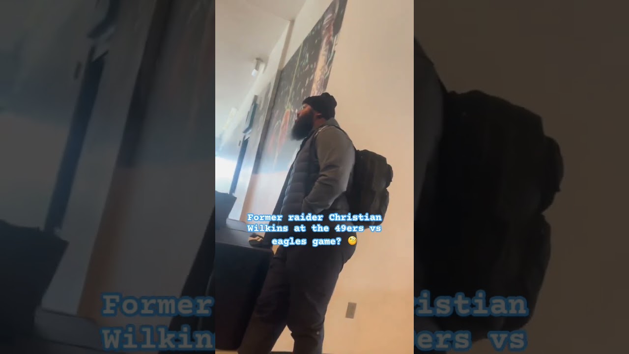 Christian Wilkins with his raider bag? 