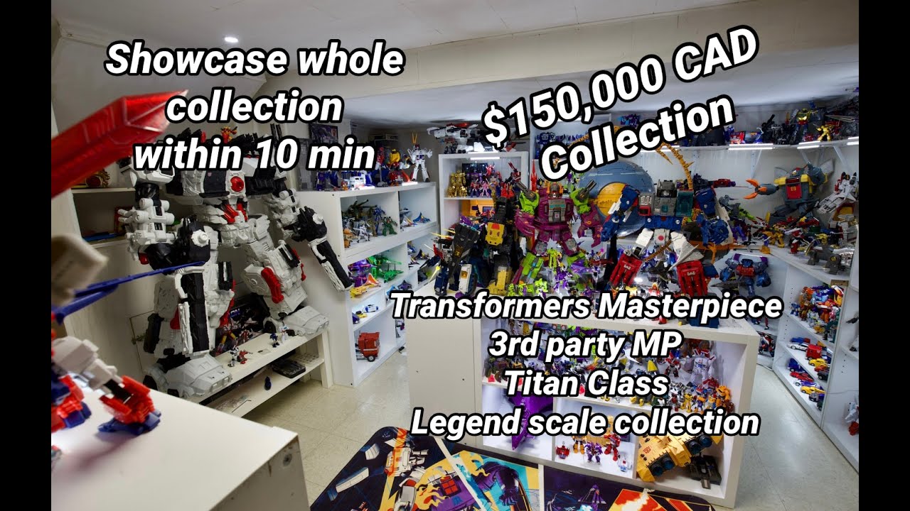 Демонстрирую всю свою коллекцию Transformers Masterpiece за 10 минут.