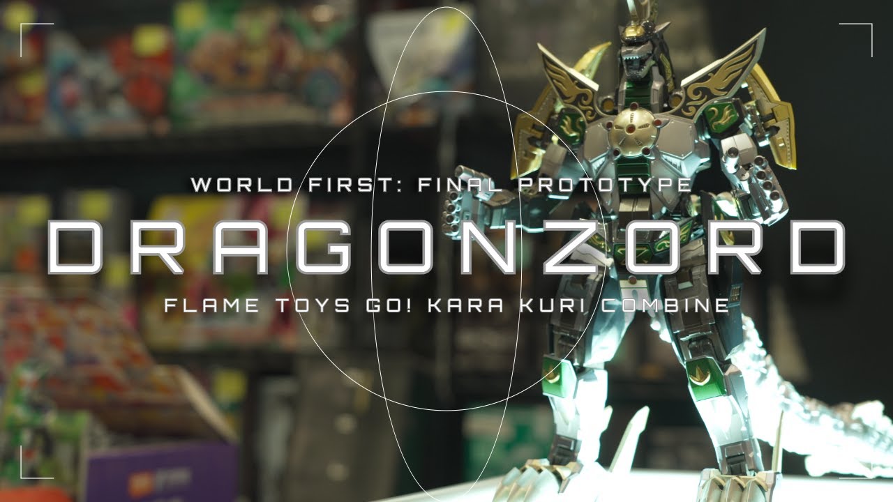 WORLD FIRST: Flame Toys GO! Kara Kuri Combine DRAGONZORD FINAL PROTOTYPE Review!