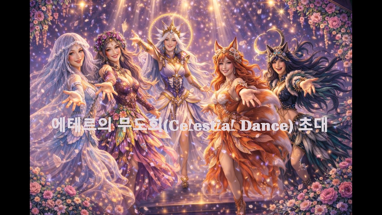에테르의 무도(Celestial Dance) #에테르의무도회 #CelestialDance #판타지아트 #환상적인 #신비로운 #우주적존재 #여신 #정령 #몽환적