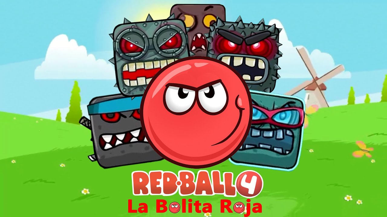 La bolita roja vs TODOS los BOSSES de Red Ball 4 | La bolita roja
