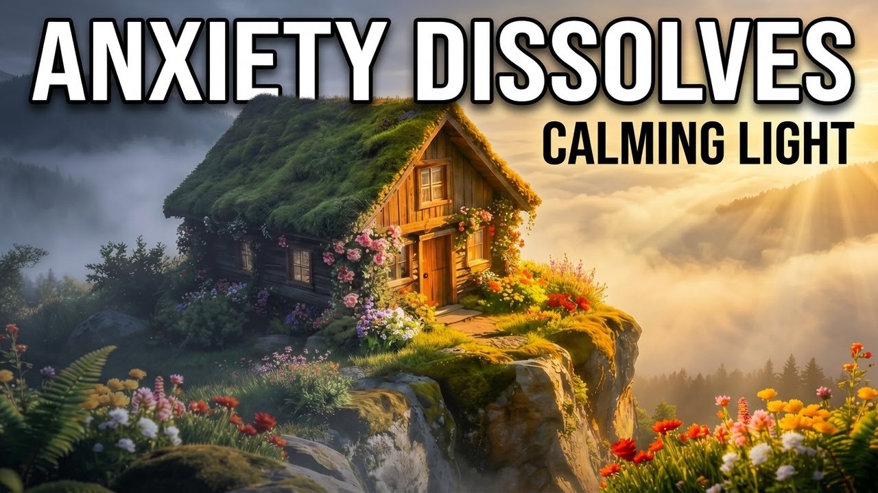 Relaxing Meditation Music for Anxiety & Stress Relief | Calming Forest Light