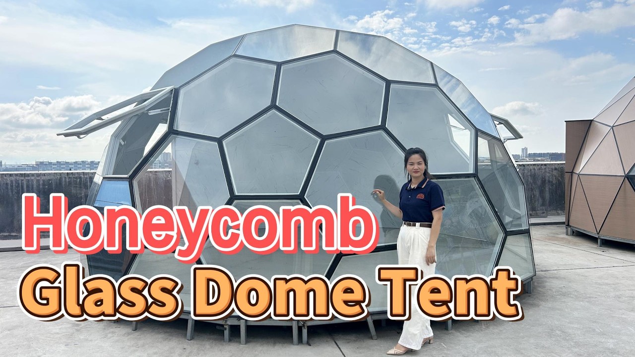 2024 Newest Glamping House  RAXTENT Honeycomb Glass Dome Tent