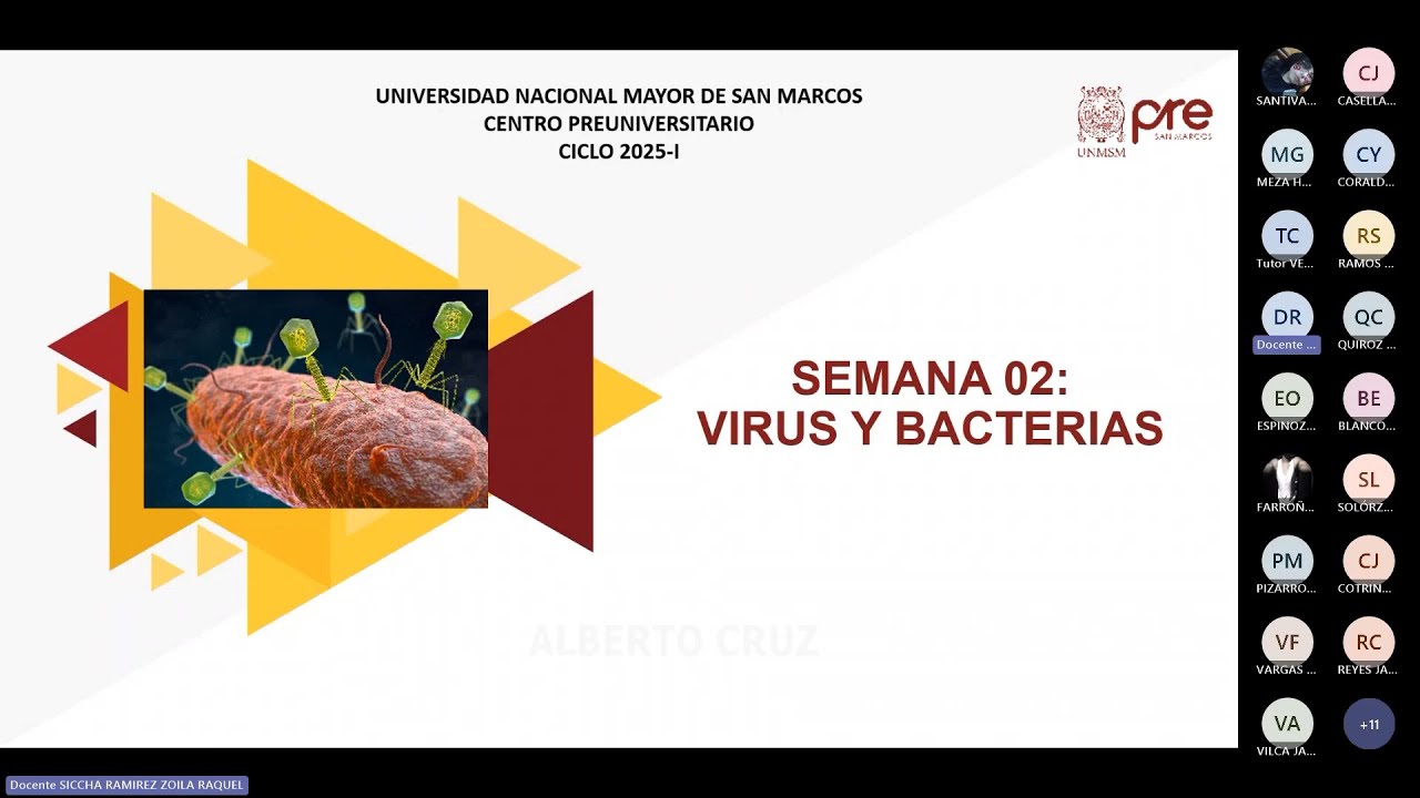 Biología - Semana 02 - Pre San Marcos Ciclo 2025-I (Nuevo Ciclo)