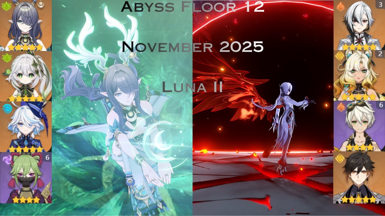Genshin Impact - Spiral Abyss Floor 12 (36 Star) - November 2025