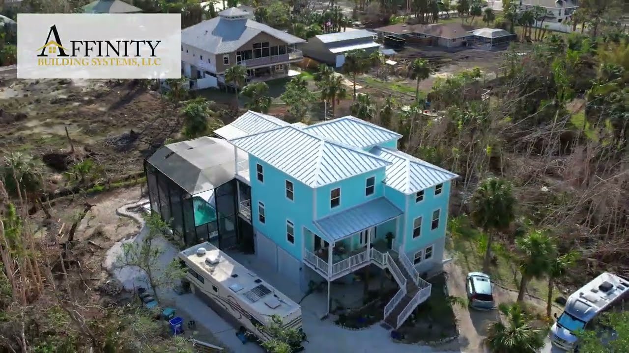 Hurricane Ian Aftermath - Modular Homes by Affinity withstand High Winds and Flooding