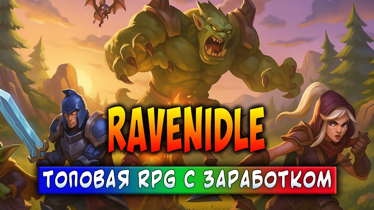RAVENIDLE | ТОПОВАЯ RPG С ЗАРАБОТКОМ | ЗАРАБАТЫВАЙ БЕЗ ВЛОЖЕНИЙ!