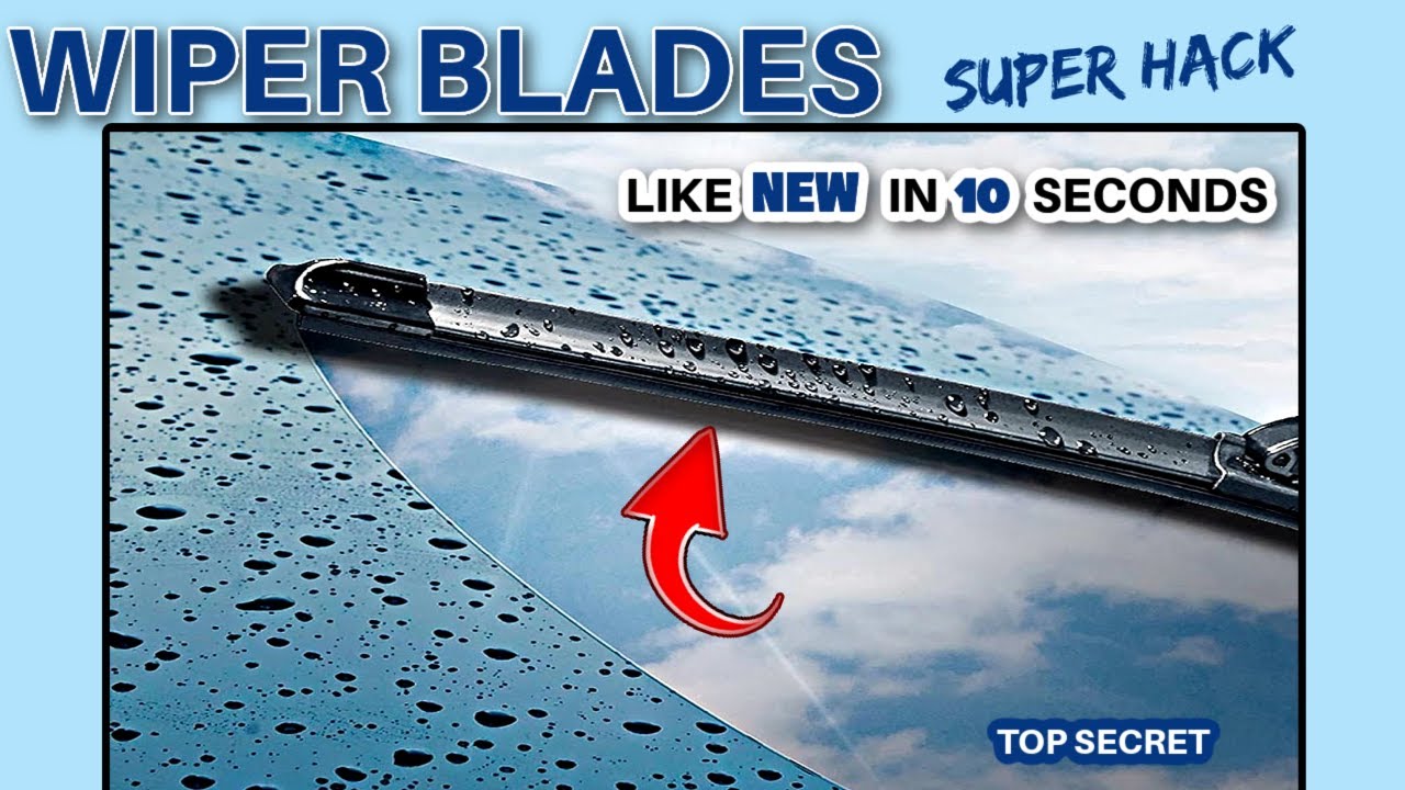 How to Make Windshield Wiper Blades Last For Years - EASY!