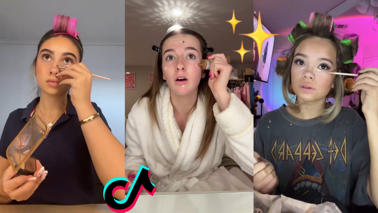 Grwm for school - TikTok compilation 🎀 #28