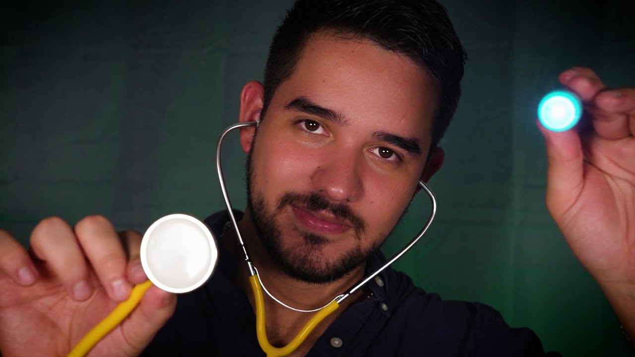 asmr TEST MÉDICO de Nervios Craneales para DORMIR en minutos El Santi ASMR en español